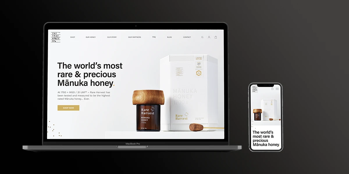 True Honey Website