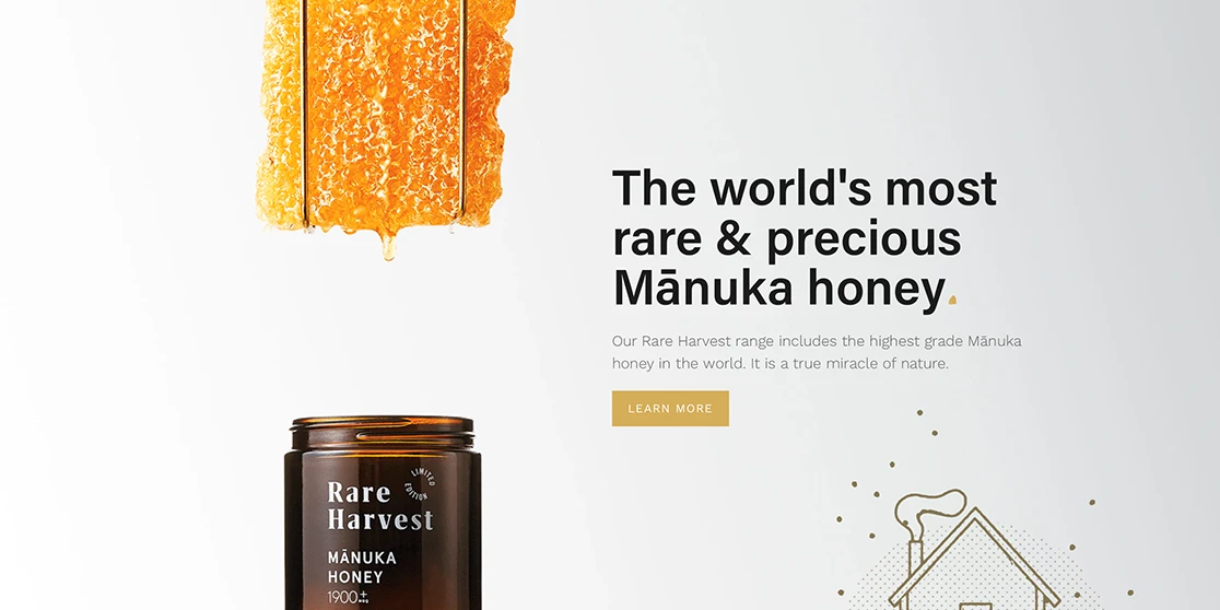 True Honey Co. Product page screenshot