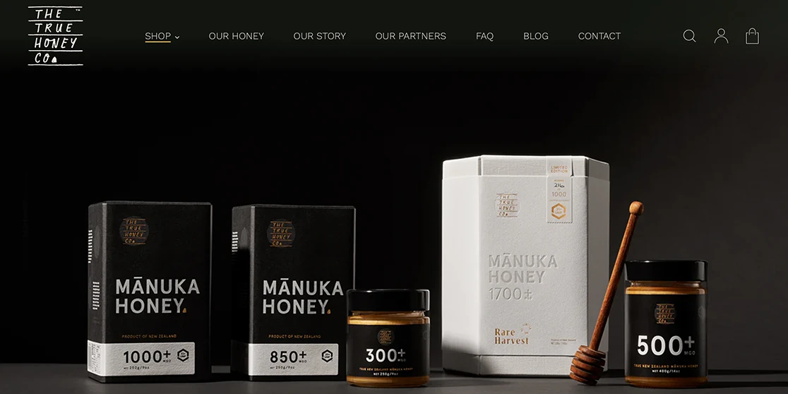 True Honey Co. Products screenshot